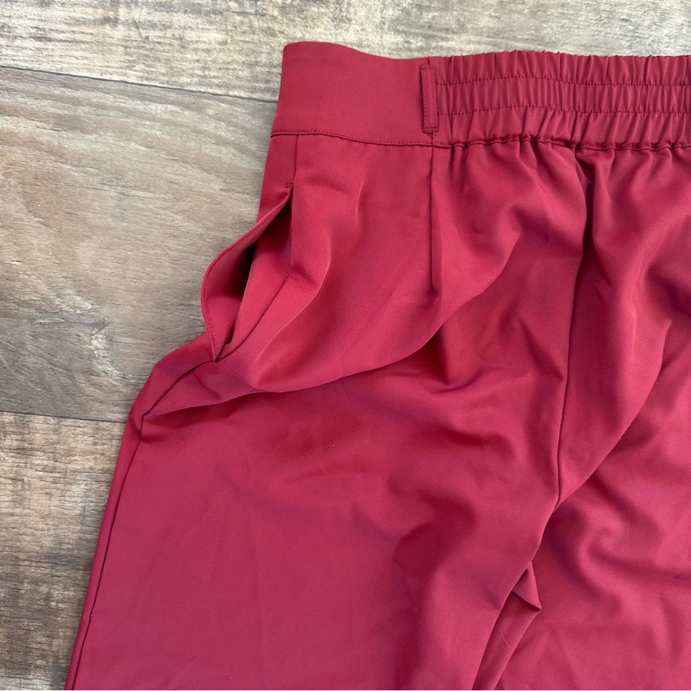New HALARA flex high waisted shirred straight relaxed fit pants - Picture 7 of 9